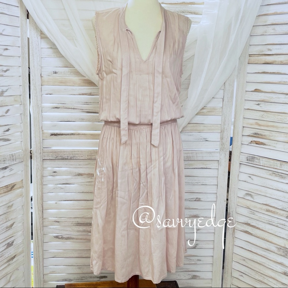 NWOT Marabelle Smocked Midi Dress